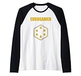 Eurogamer Meeples Juegos de Mesa Carta Ropa Divertida Regalo Camiseta Manga Raglan