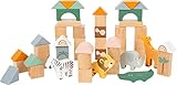 Small Foot Small Foot-11699 Bloques de construcción Safari, Juego con Motivos Animales, Guardar en su Caja, a Partir 12 Meses. Toys (11699)