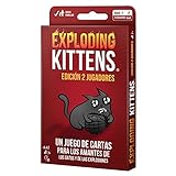 Exploding Kittens Edición 2 Jugadores - Juego de Cartas en Español, Multicolor