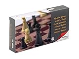 Cayro - Ajedrez y Damas - + 7 Años - Fichas Magnéticas - 2 Juegos de Mesa en 1 - Niños y Adultos - Tablero Plegable para Llevar de Viaje - 2 Jugadores