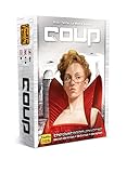 Indie Boards and Cards , Coup , Card Game , Ages 14+ , 2-6 Players , 15 Minute Playing Time