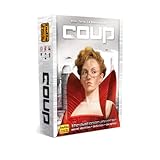 Indie Boards and Cards , Coup , Card Game , Ages 14+ , 2-6 Players , 15 Minute Playing Time
