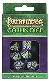 Q WORKSHOP Pathfinder RPG Goblin Purple & Green Ornamented Dice Set 7 Polyhedral Pieces