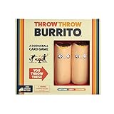 Exploding Kittens Throw Throw Burrito Card Games for Adults Teens &, Kids, A Dodgeball Card Game, Lingua Inglese