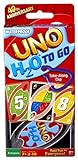 Mattel Games UNO H20 To Go, juego de cartas resistentes al agua, para niños +7 años y adultos, ideal para playa , nieve y viajes , P1703