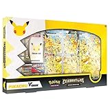 Pokemon, colección Especial Celebraciones Pikachu V- Unión (25 Aniversario), Juego de Cartas para 2 Jugadores a Partir de 6 años, más de 10 Minutos de Tiempo de Juego