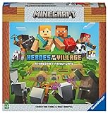 Ravensburger - Minecraft Heroes of the Village, Versión Española, Juegos de Mesa De Estrategia, 1-4 Jugadores, 7+ Años