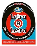 ThinkFun - Letra a Letra, Juegos de Cartas, Palabras y Habilidades Lingüísticas, Versión en Español, Edad 10+ Años