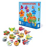 DJECO- Juegos de acción y reflejosJuegos educativosDJECOJuego Little Observation, Multicolor (15)