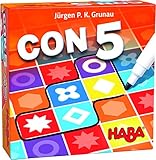 HABA - Con 5-ESP Juego de Mesa CON5, Multicolor (H305286)