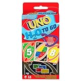 Mattel Games UNO H20 To Go, Juego de Cartas Resistentes al Agua, para niños +7 años y Adultos, Ideal para Playa, Nieve y Viajes, P1703