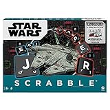 Mattel Games Scrabble Star Wars, juego de mesa para niños y niñas de +10 años, incluye cartas (Mattel HDX15)