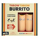 Exploding Kittens Throw Throw Burrito Card Games for Adults Teens & Kids, A Dodgeball Card Game, Lingua Inglese