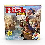 Hasbro Gaming - Juego Risk Junior, Juego de Mesa de Estrategia, introducción para niños al Juego Risk clásico, para Edades de 5 años o más; Juego temático Pirata