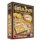 Brains, Mapa del Tesoro - Juego de Lógica con 50 Puzzles, 1 Jugador a Partir de 8 Años