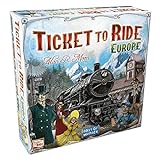 Days of Wonder Ticket to Ride Europe - Juego de mesa de estrategia sobre ferrocarriles (en inglés) - Idioma en Inglés