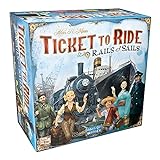 Days of Wonder , Ticket to Ride Rails & Sails Board Game, Ages 10+, For 2 to 5 Players, Average Playtime 60-120 Minutes