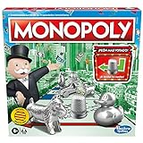 Hasbro Gaming - Juego de Mesa Monopoly para Mayores de 8 años - para 2 a 6 Jugadores - Incluye 8 peones (los peones Pueden Variar)
