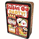 Devir - Sushi Go Party, Juego de Mesa, Juego de Cartas, Juego de Mesa con Amigos, Juego para Fiestas, Juego de Mesa 8 años, Edición Expandida del Juego Sushi Go (BGSGPARTY)