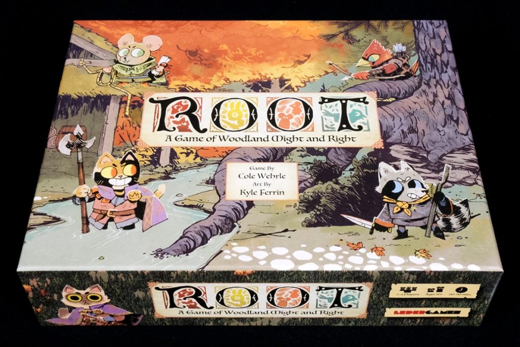 Caja del juego de mesa Root