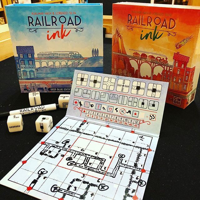 Railroad Ink, juego de mesa